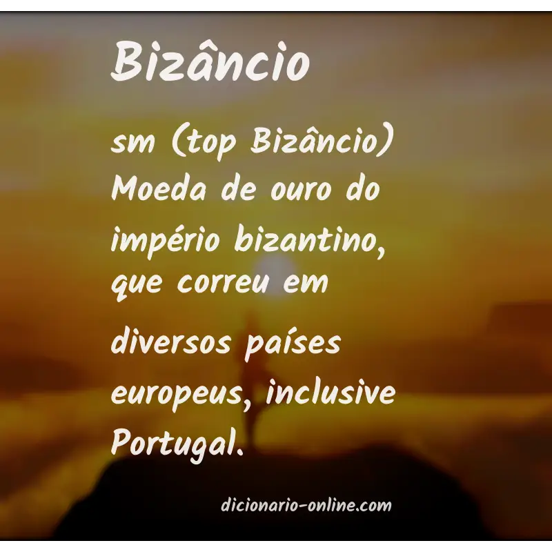 Significado de bizâncio