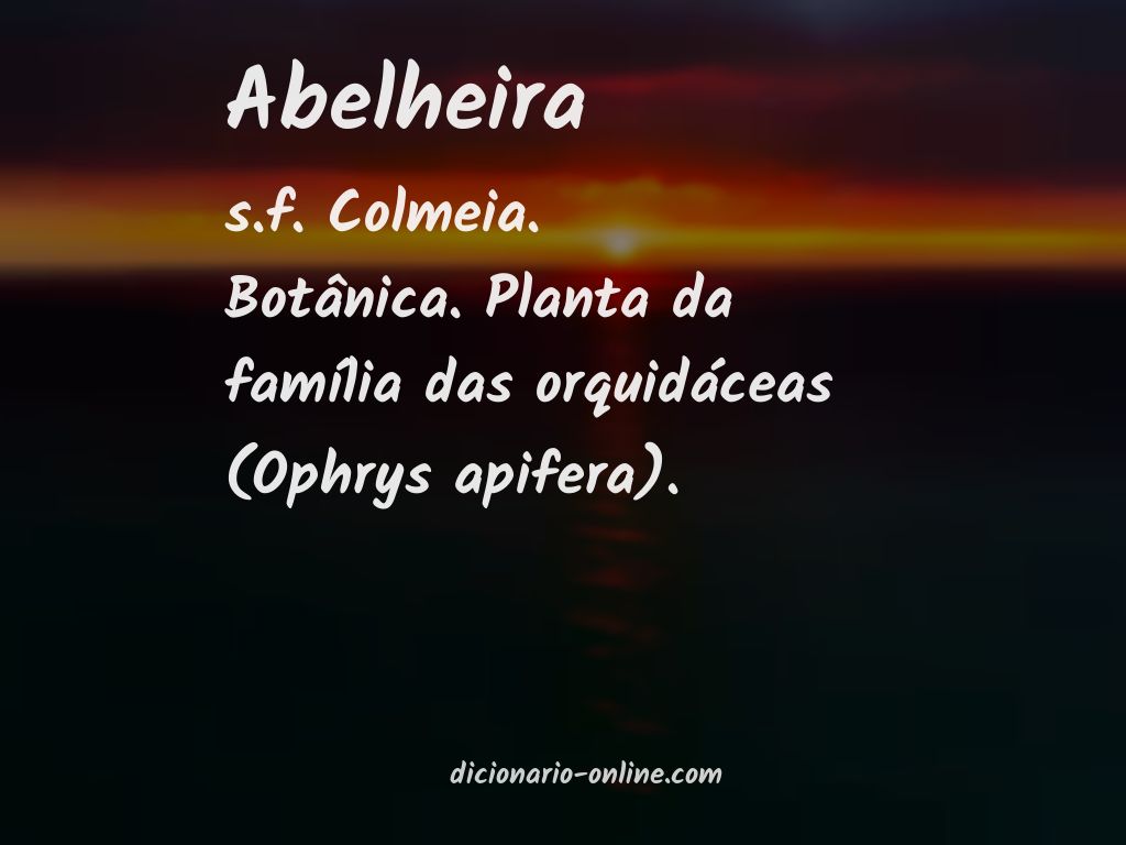 Significado de abelheira