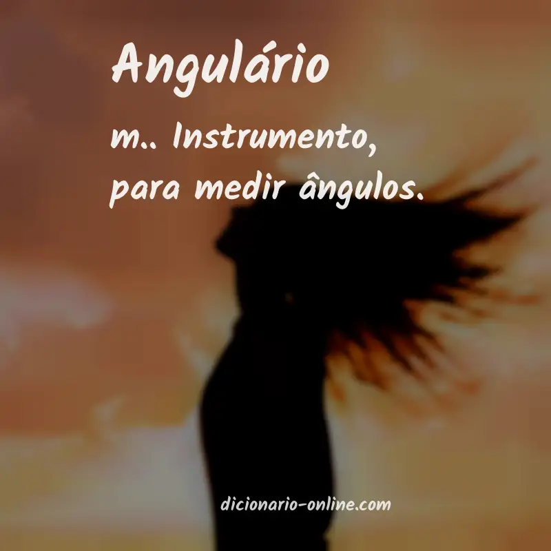 Significado de angulário