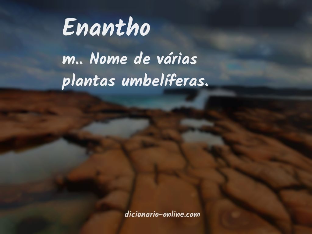 Significado de enantho