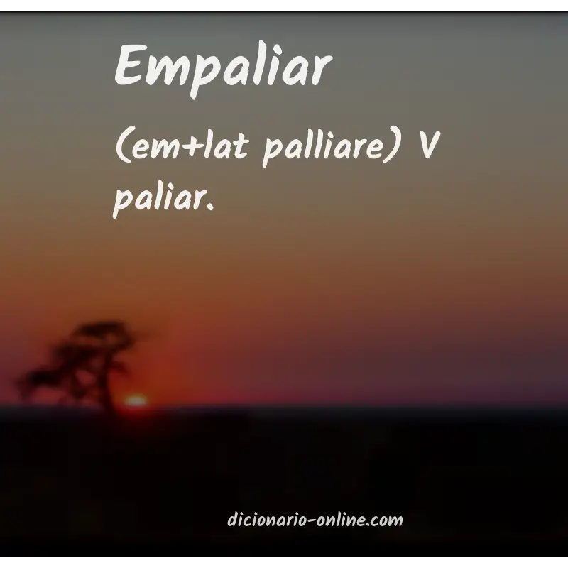 Significado de empaliar