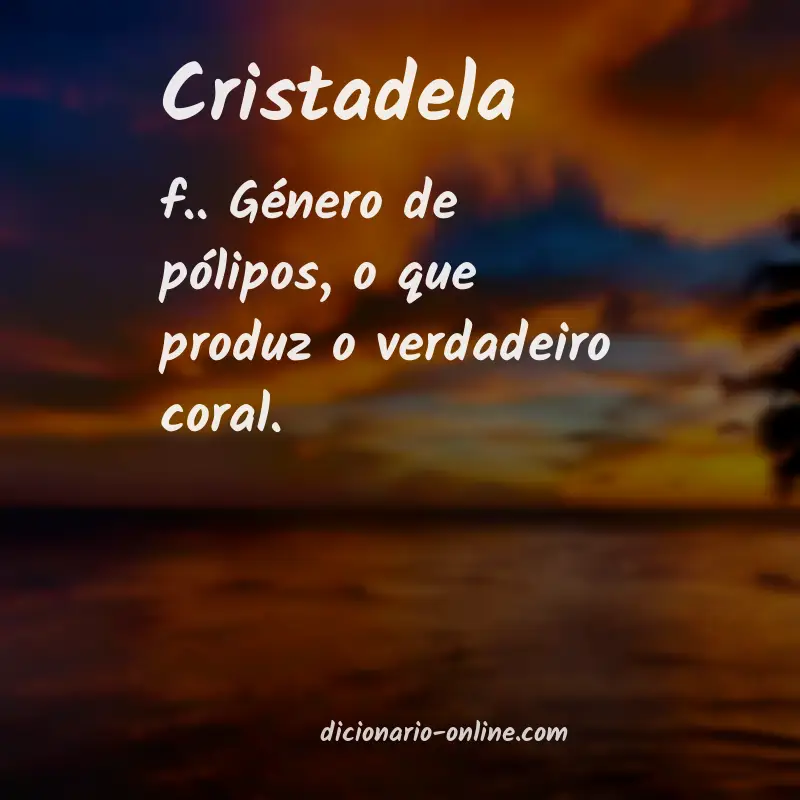 Significado de cristadela
