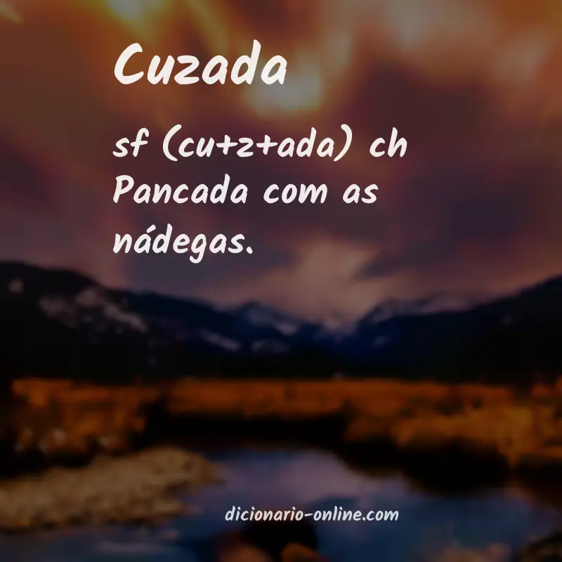 Significado de cuzada