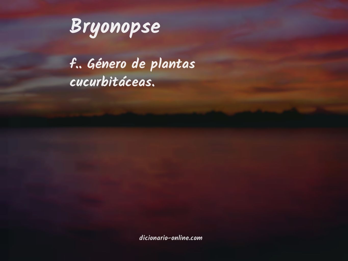 Significado de bryonopse