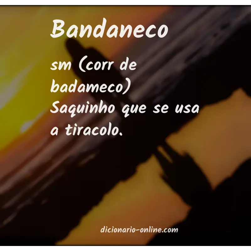 Significado de bandaneco