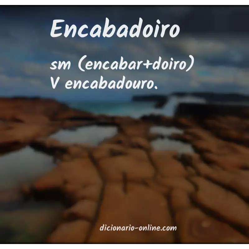 Significado de encabadoiro