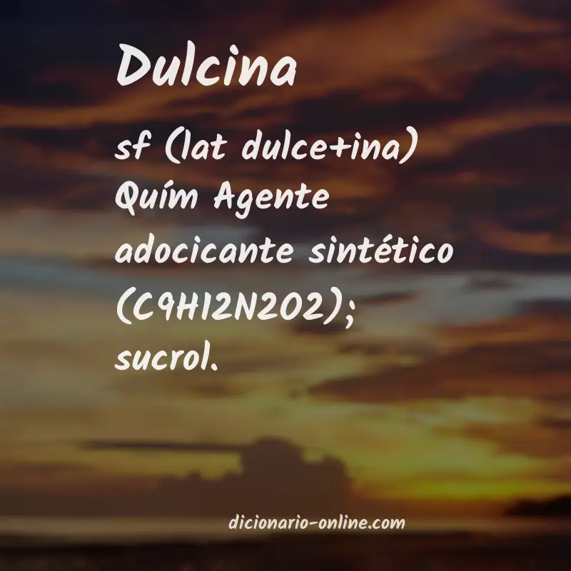 Significado de dulcina