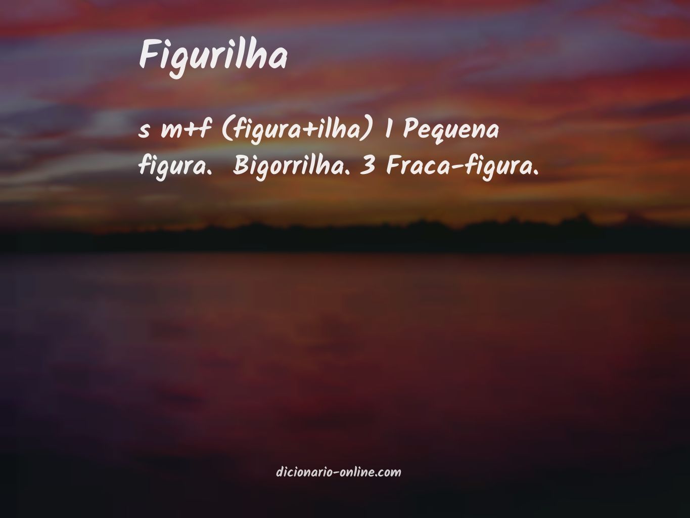 Significado de figurilha