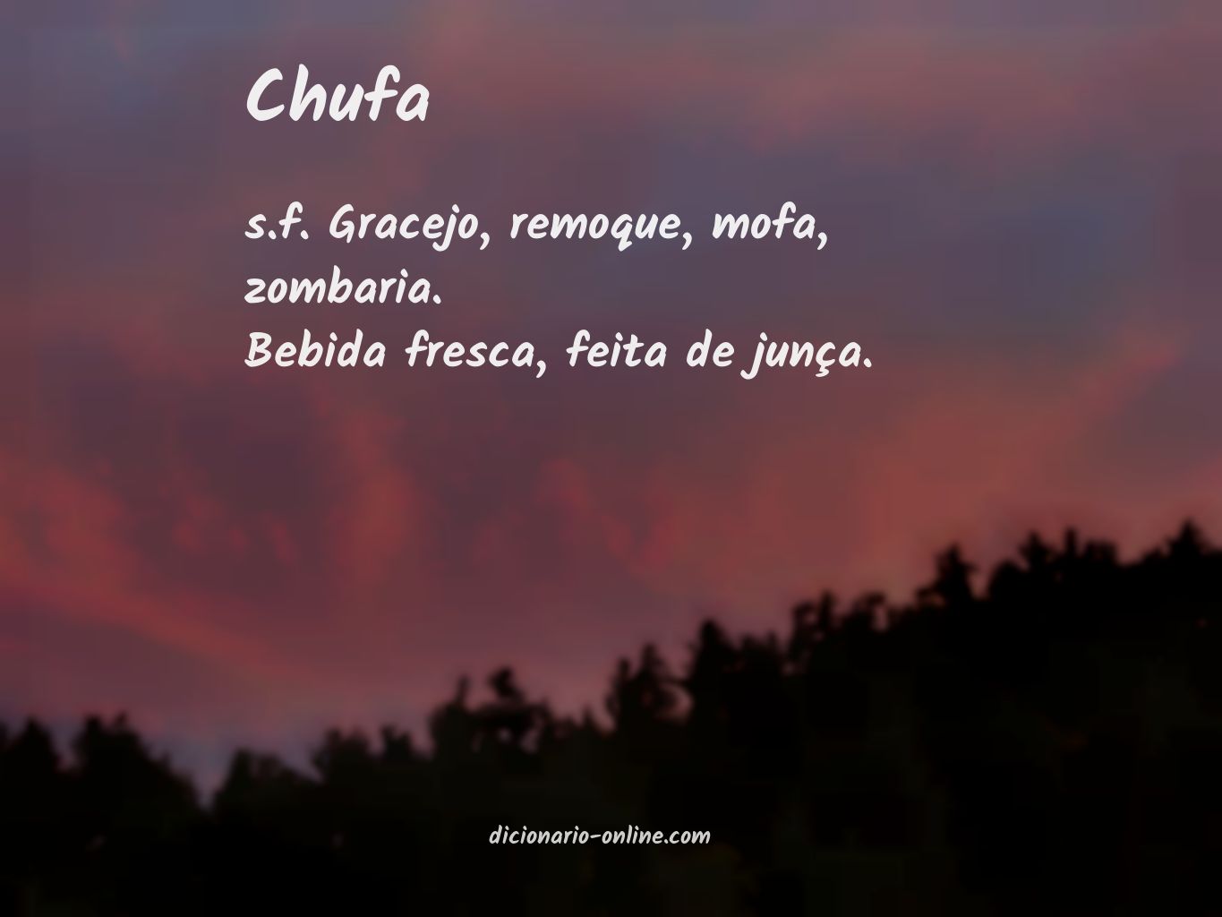 Significado de chufa