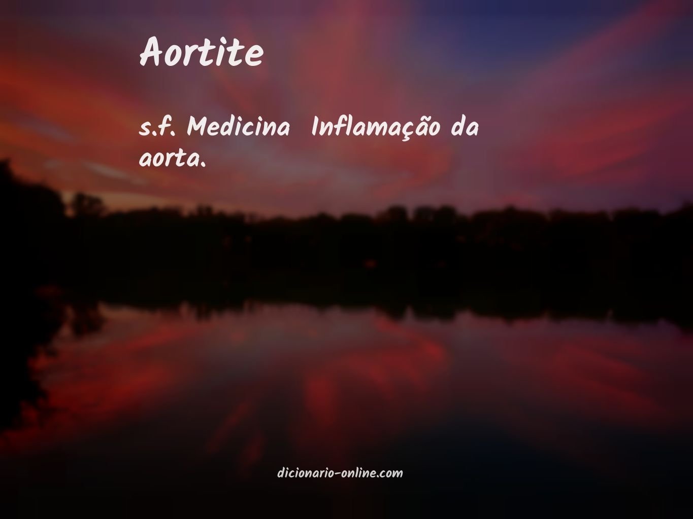 Significado de aortite