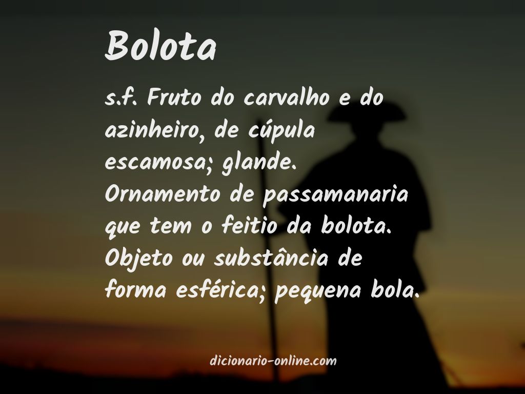 Significado de bolota