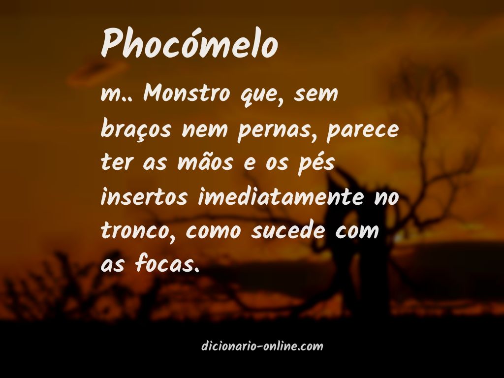 Significado de phocómelo