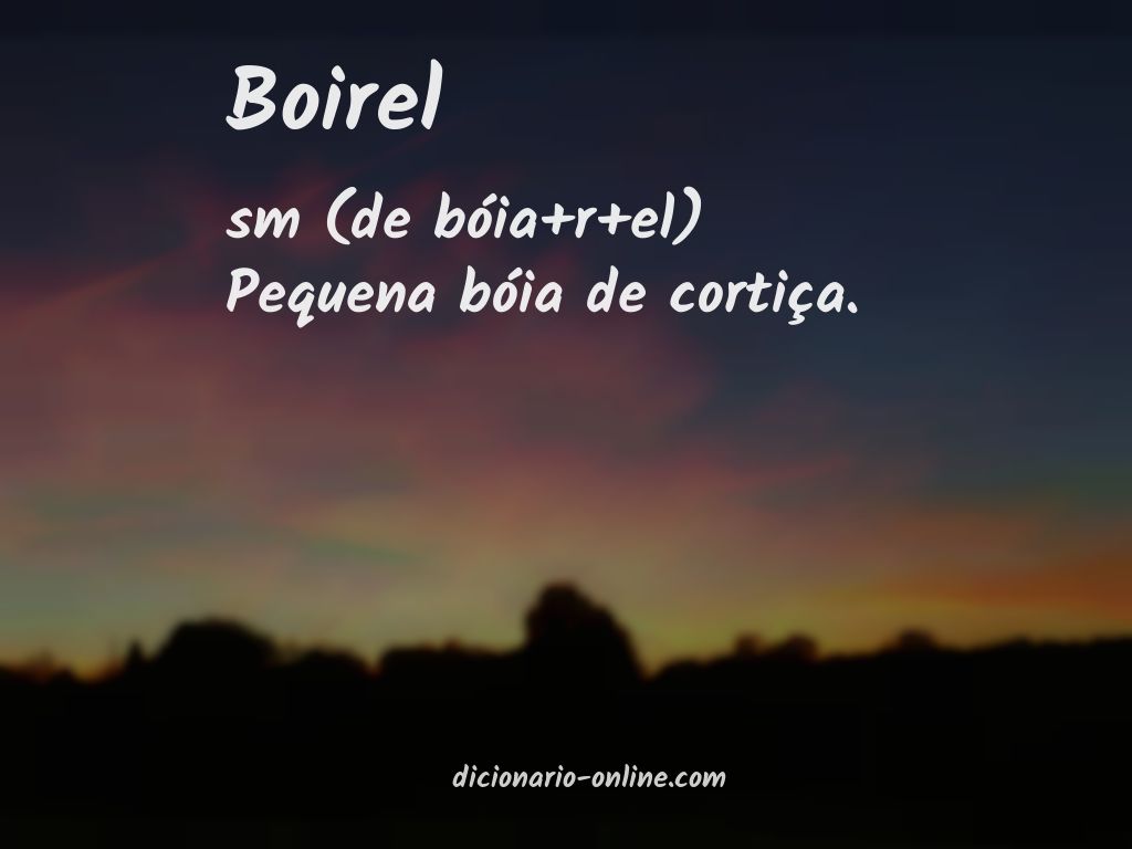 Significado de boirel