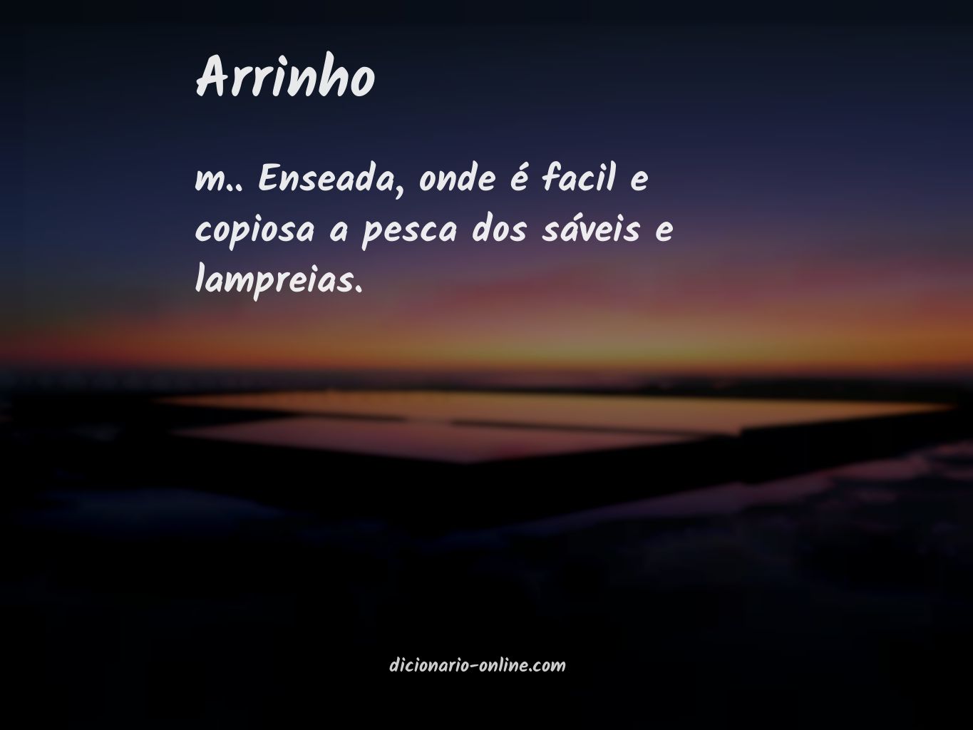 Significado de arrinho