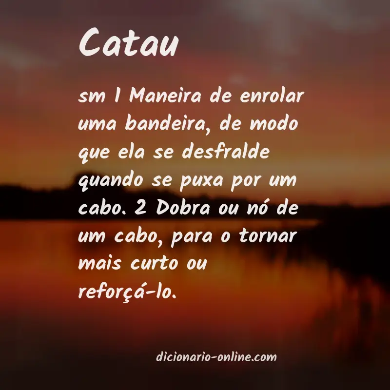 Significado de catau