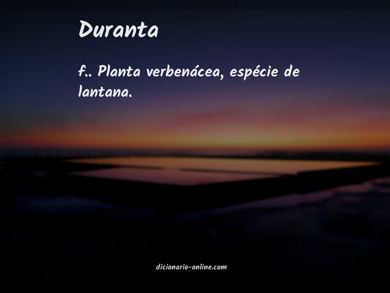 Significado de duranta