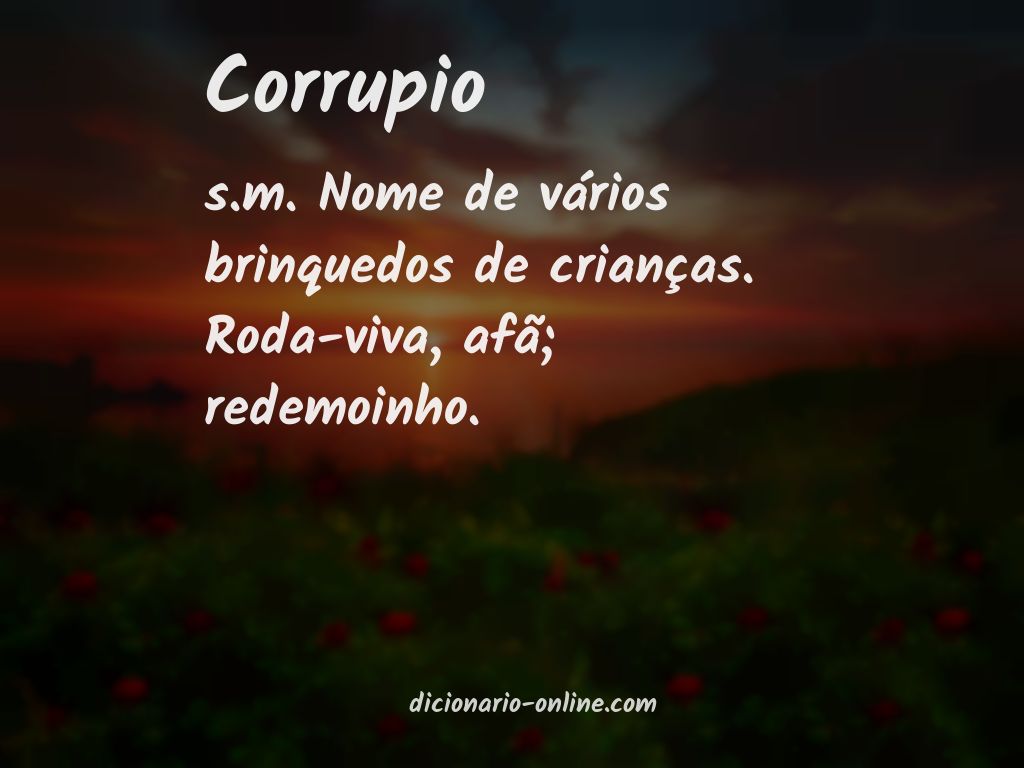 Significado de corrupio