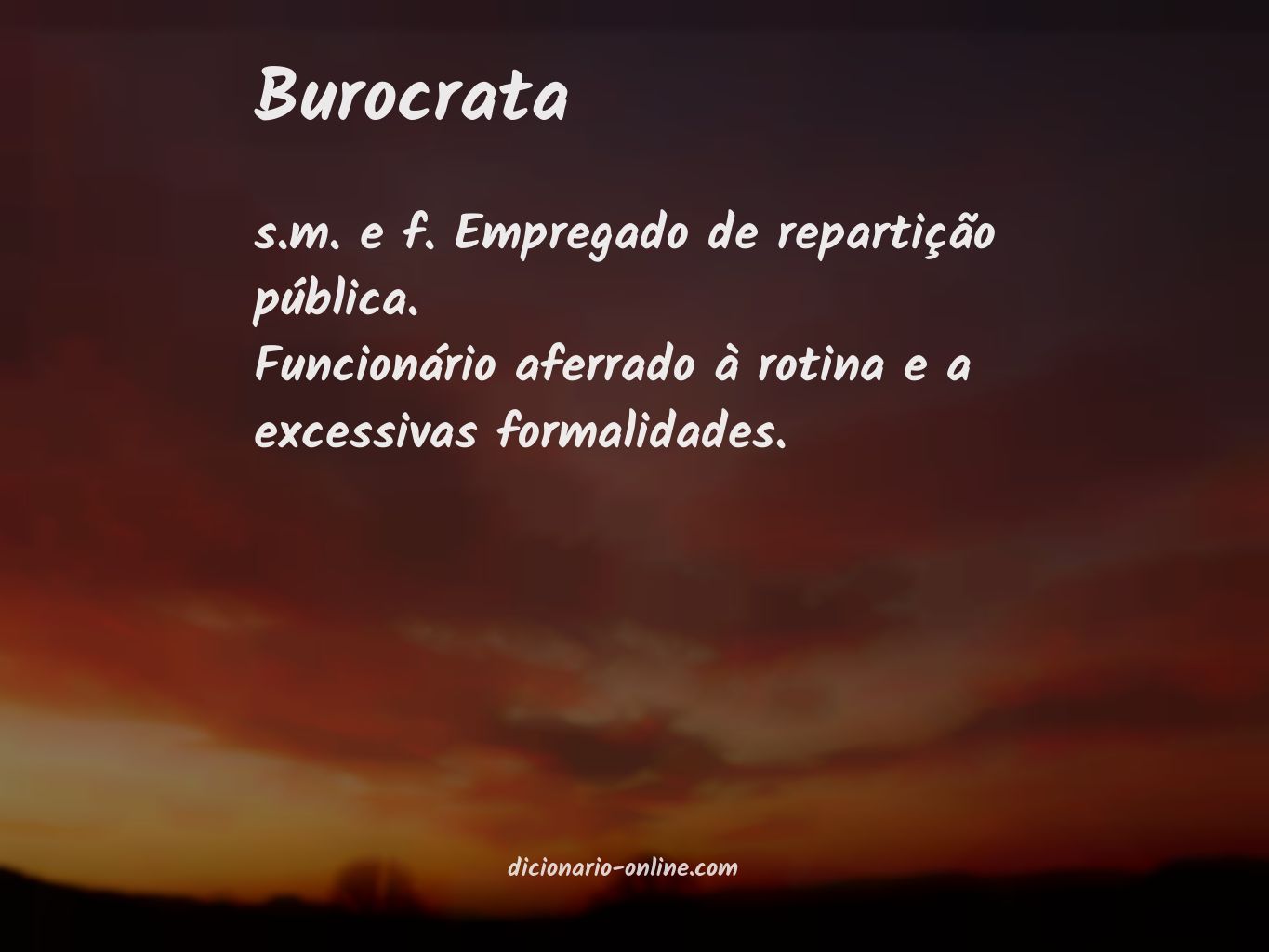 Significado de burocrata