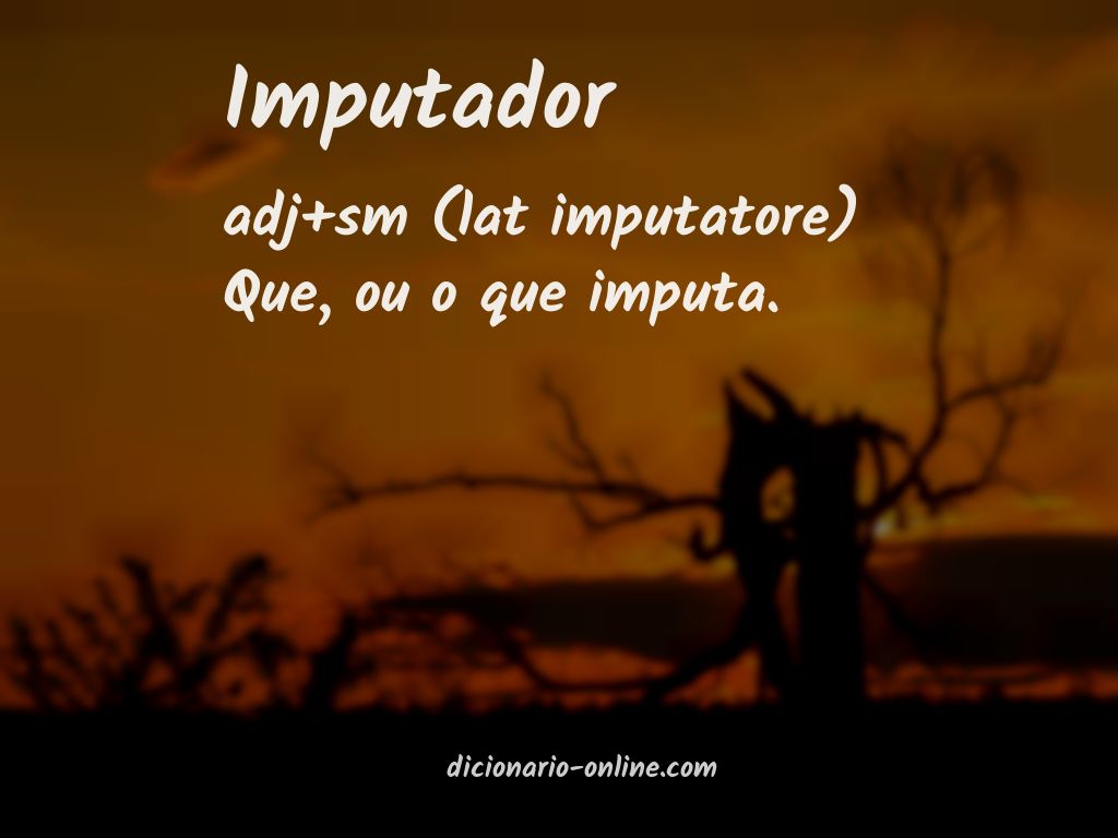 Significado de imputador