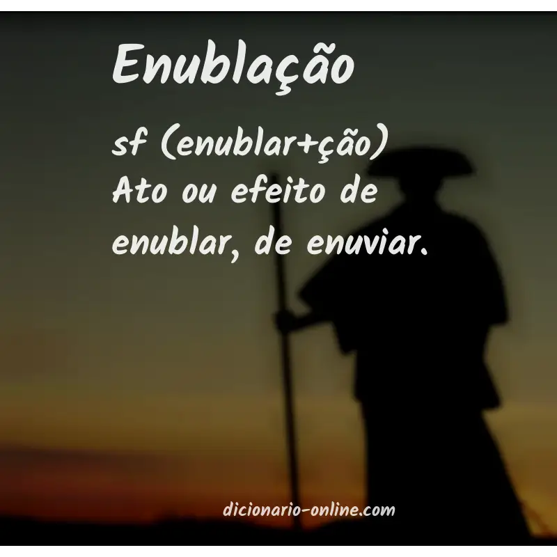 Significado de enublação