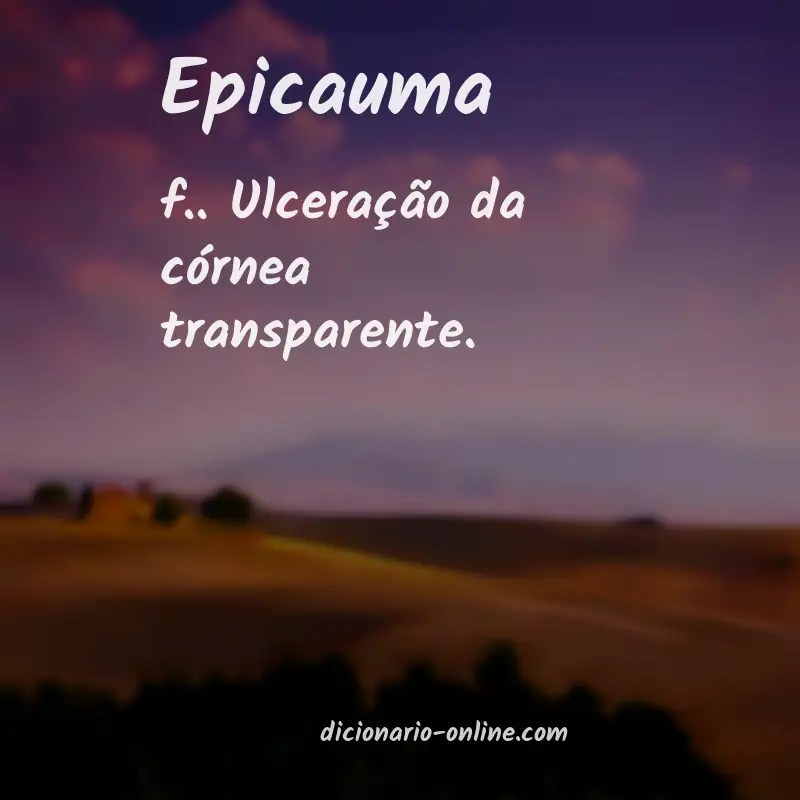 Significado de epicauma