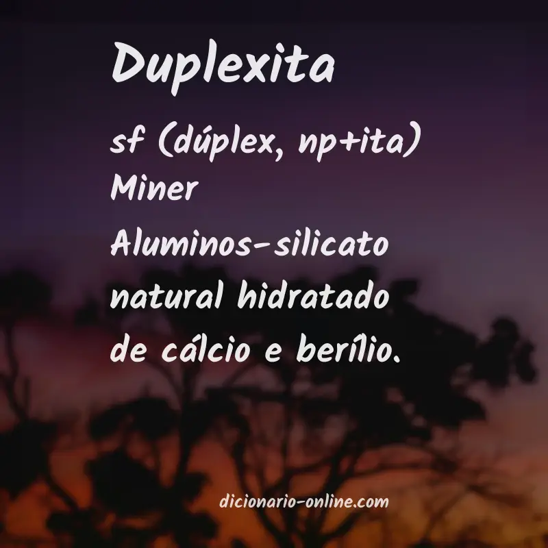 Significado de duplexita