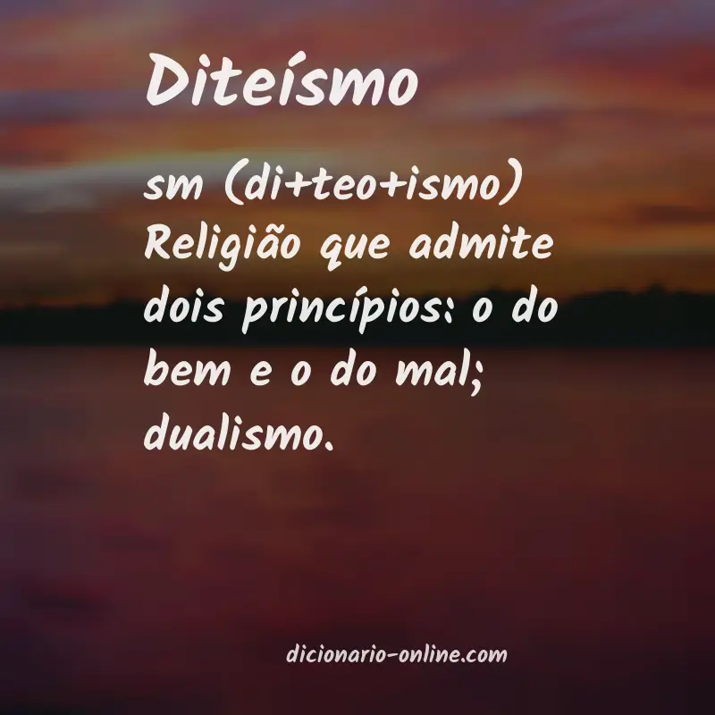 Significado de diteísmo