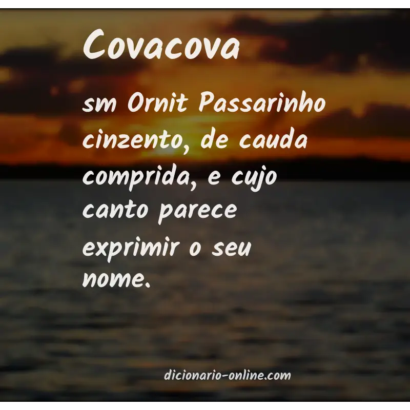 Significado de covacova