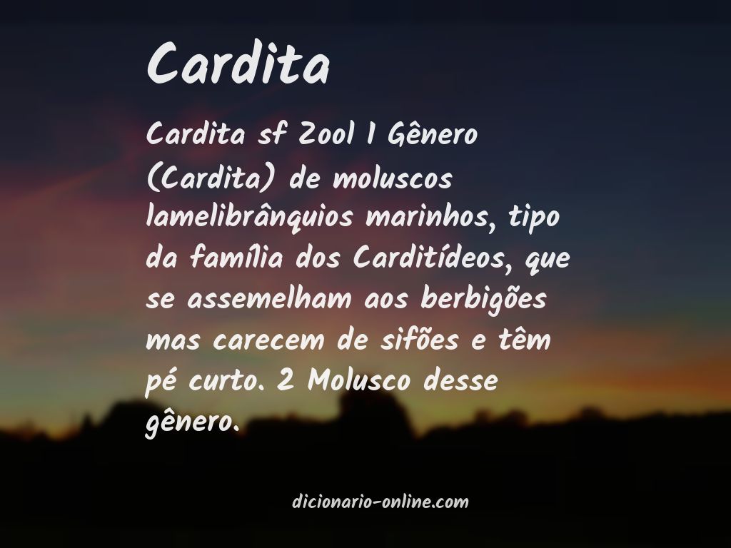 Significado de cardita