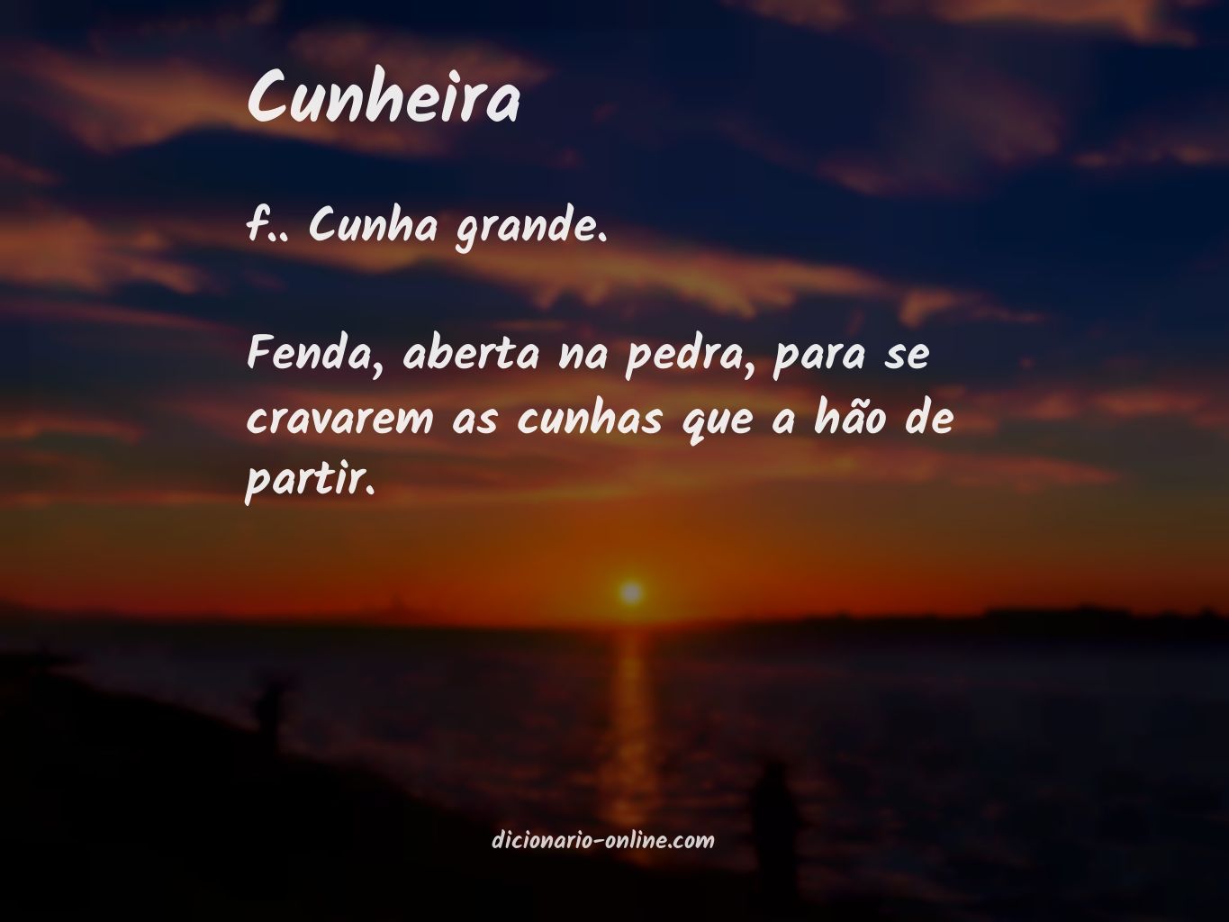 Significado de cunheira