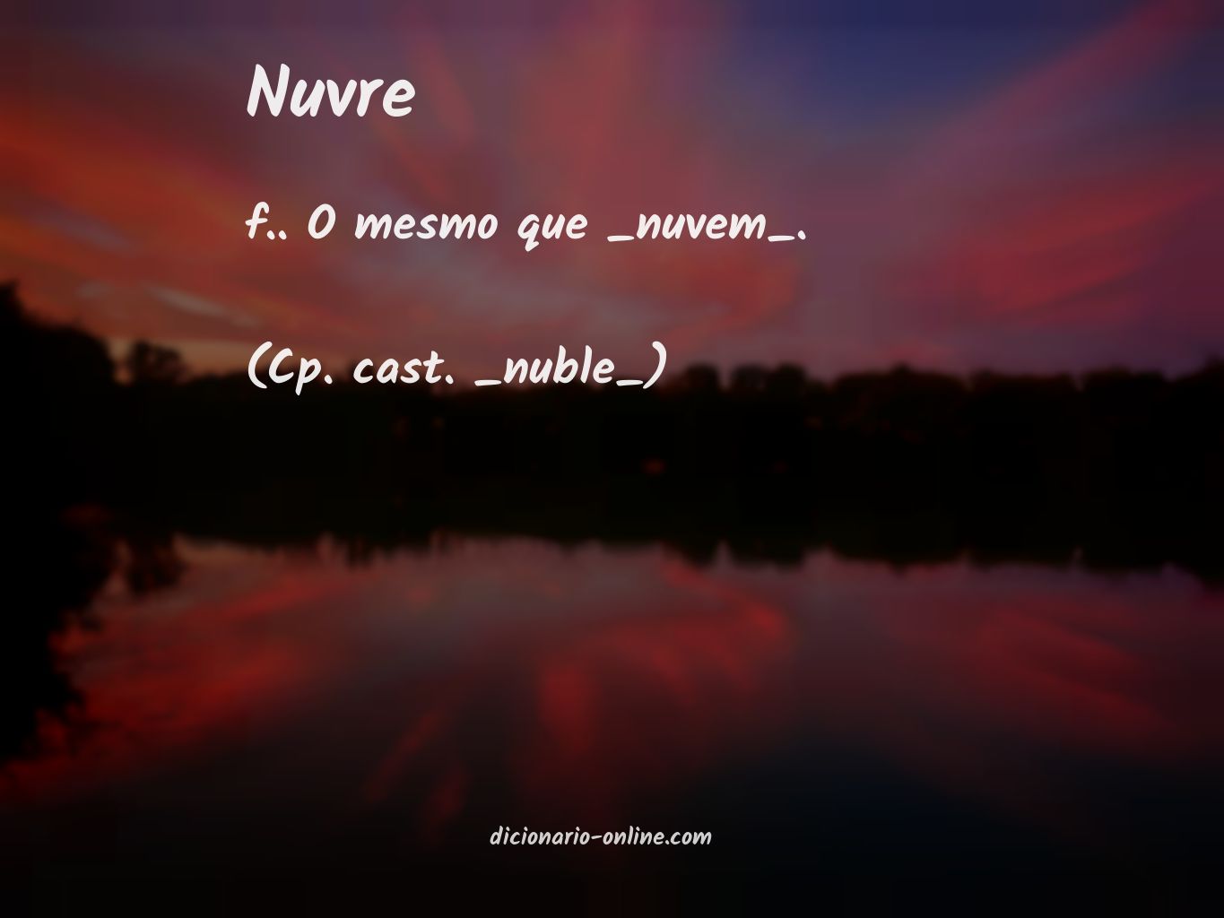 Significado de nuvre