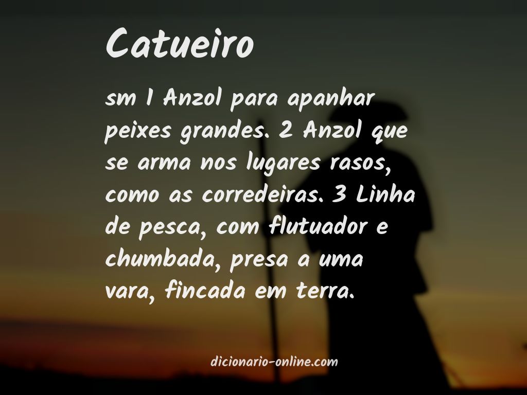 Significado de catueiro