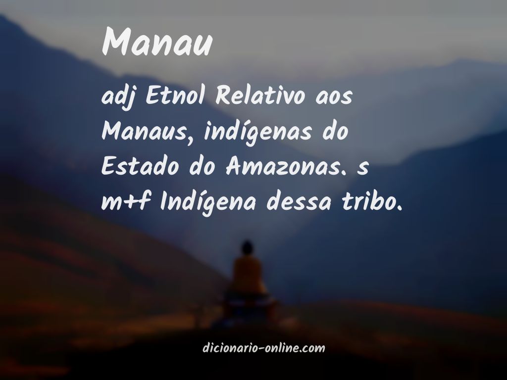 Significado de manau