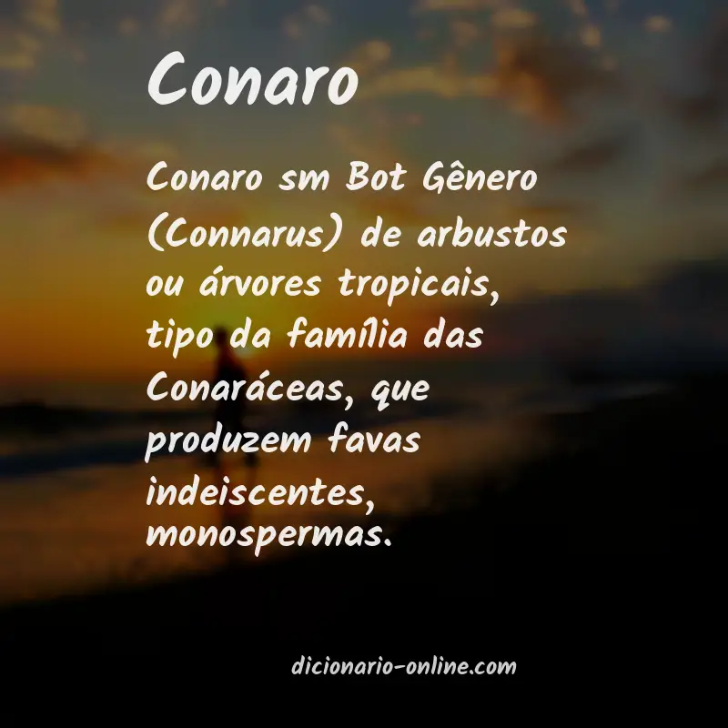 Significado de conaro