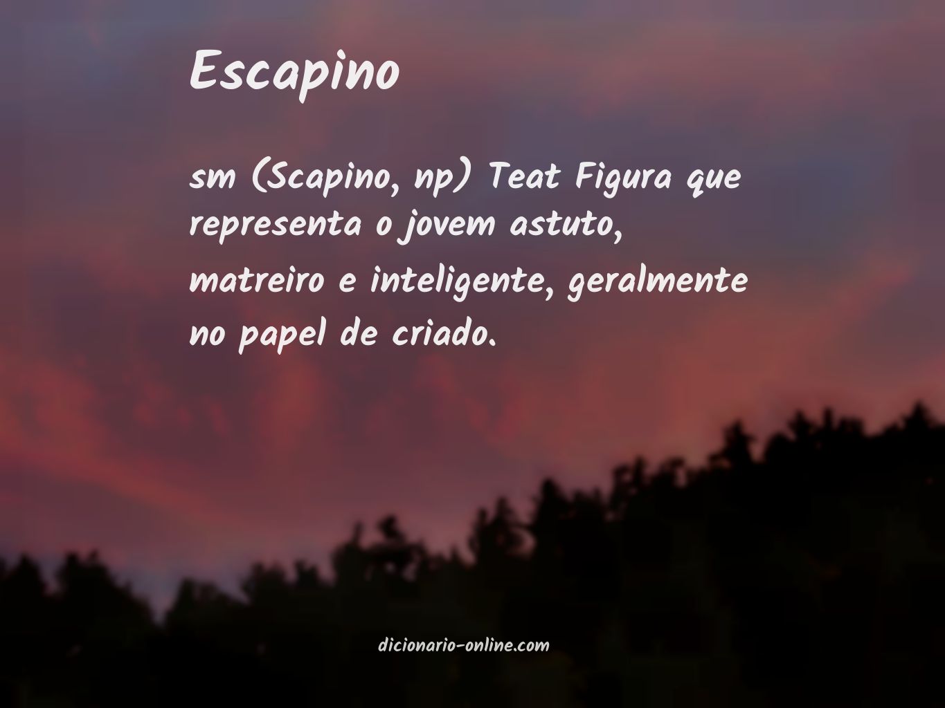 Significado de escapino