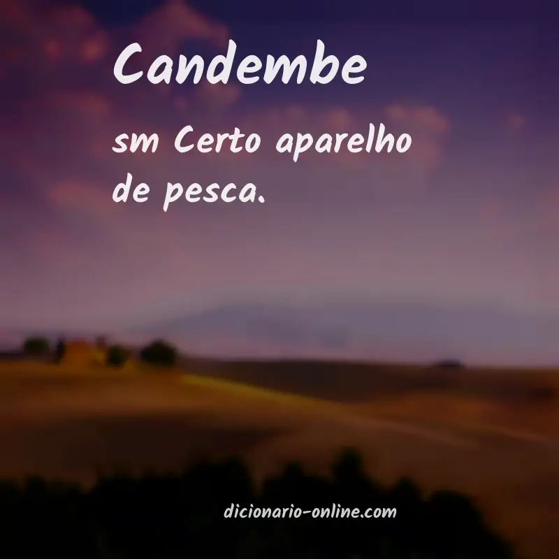 Significado de candembe