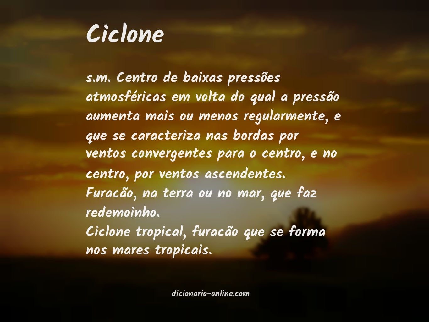 Significado de ciclone