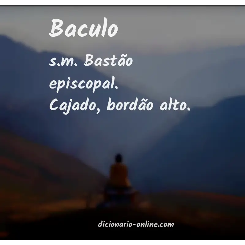 Significado de baculo
