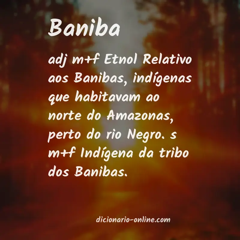 Significado de baniba
