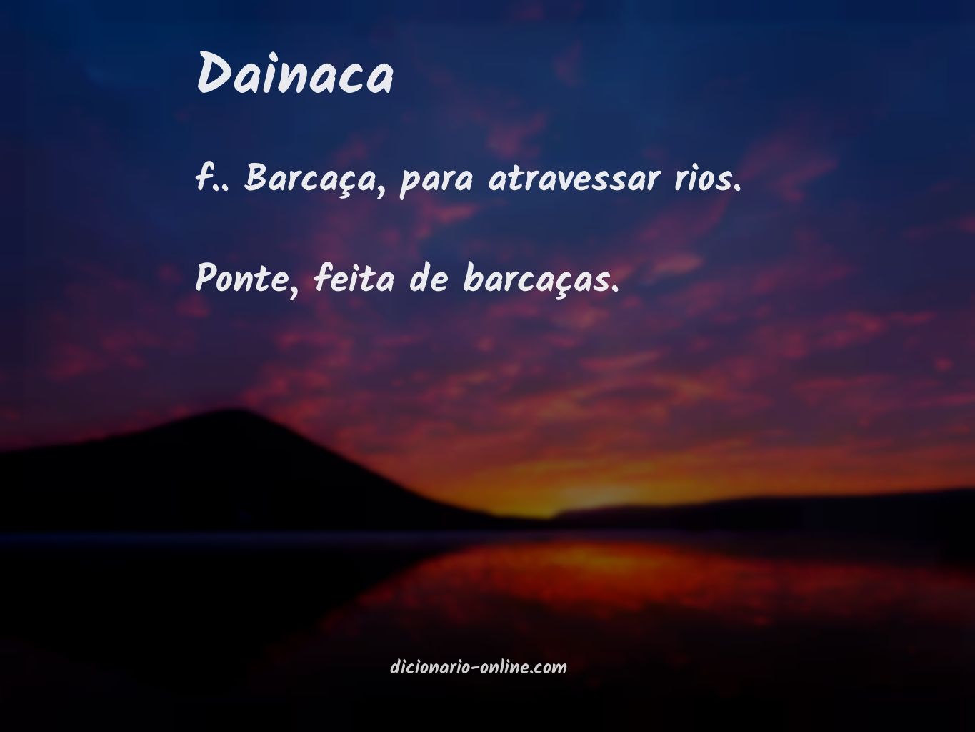 Significado de dainaca