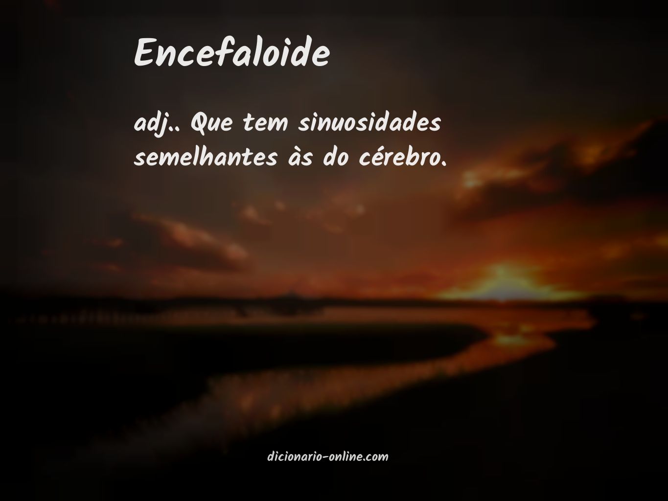 Significado de encefaloide