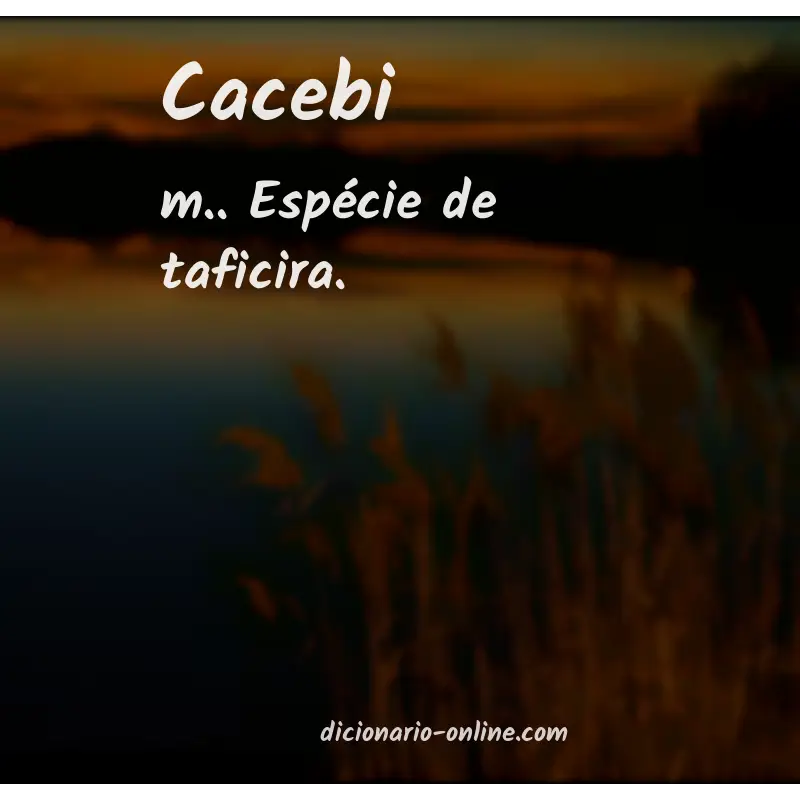 Significado de cacebi