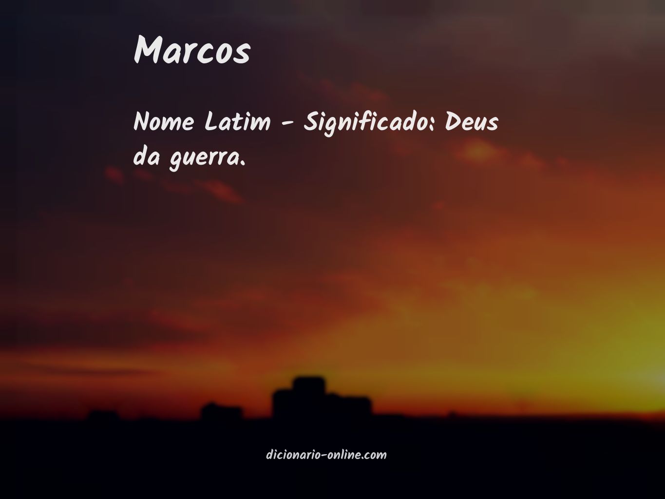 Significado de marcos