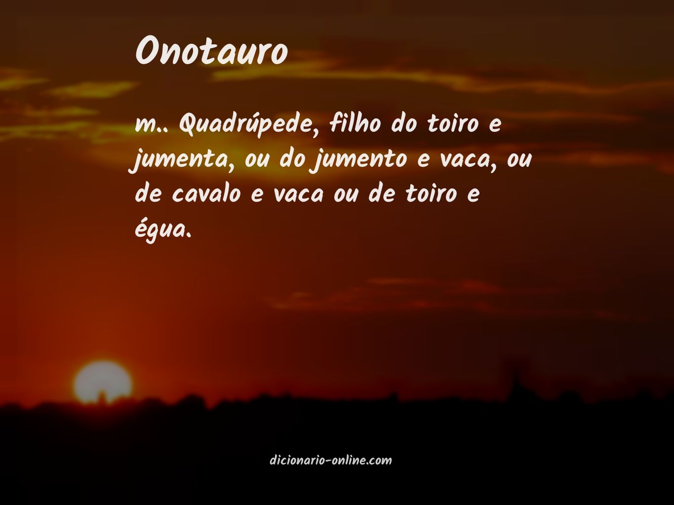 Significado de onotauro