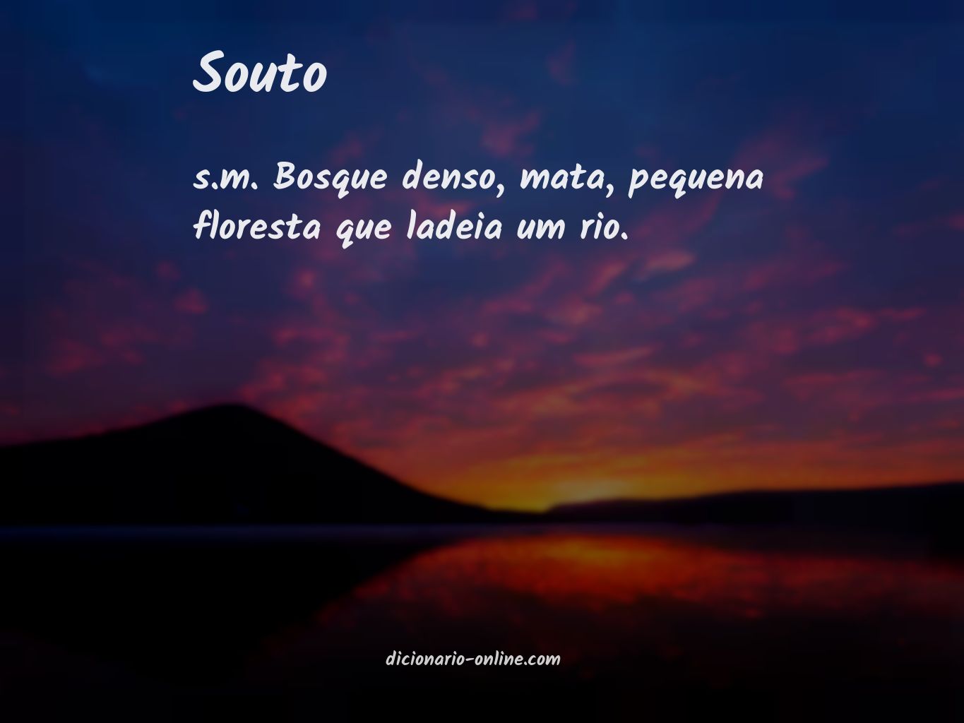 Significado de souto