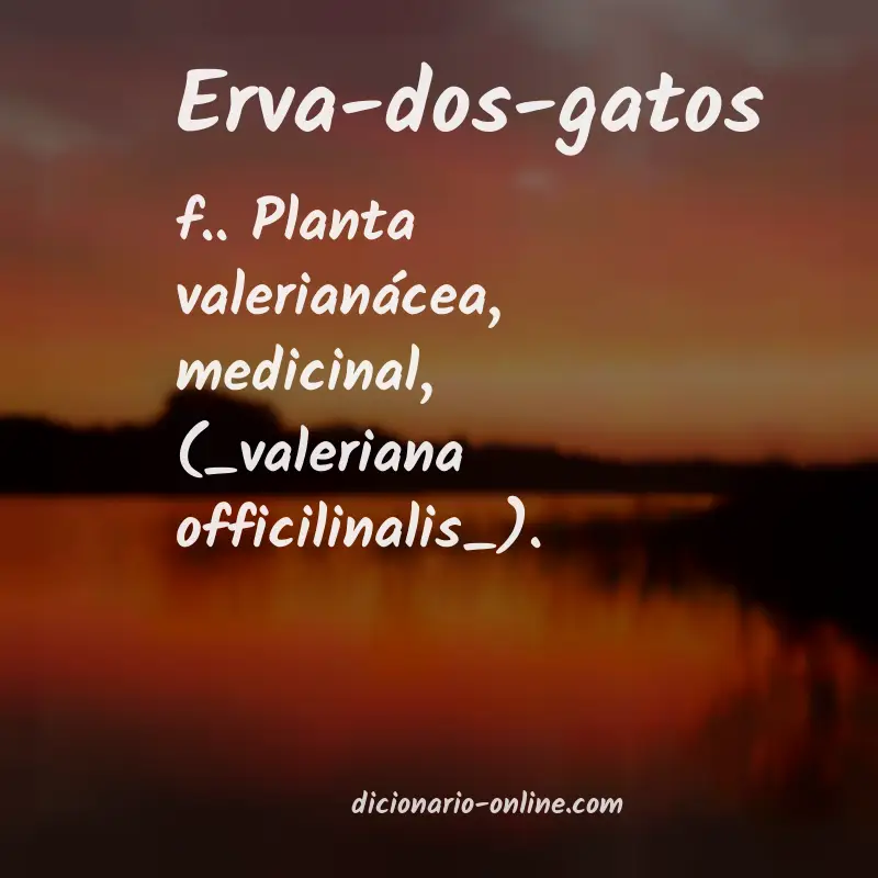Significado de erva-dos-gatos