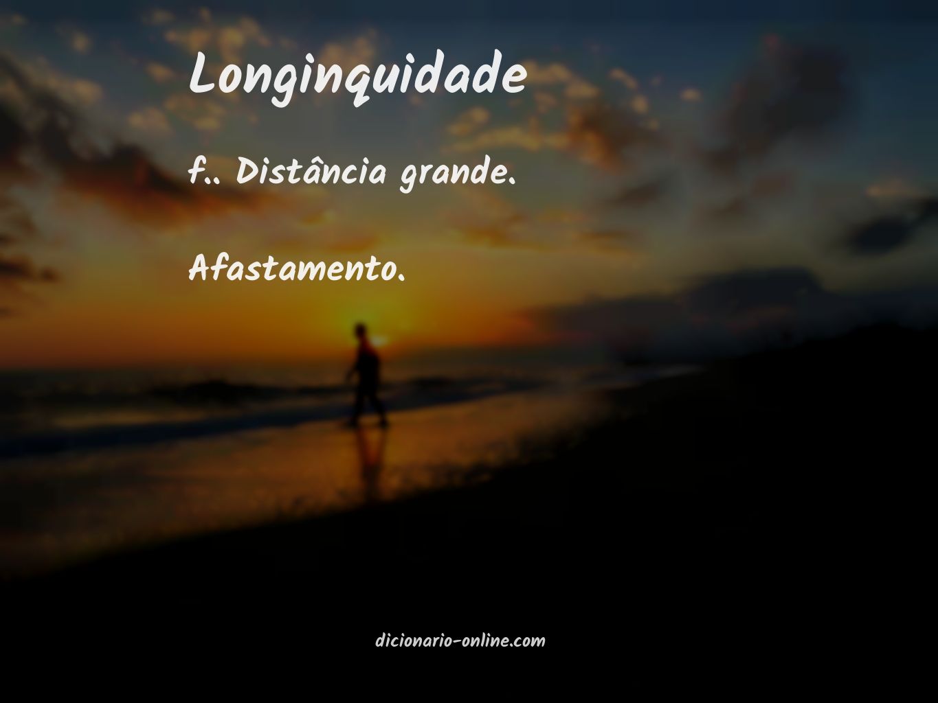 Significado de longinquidade