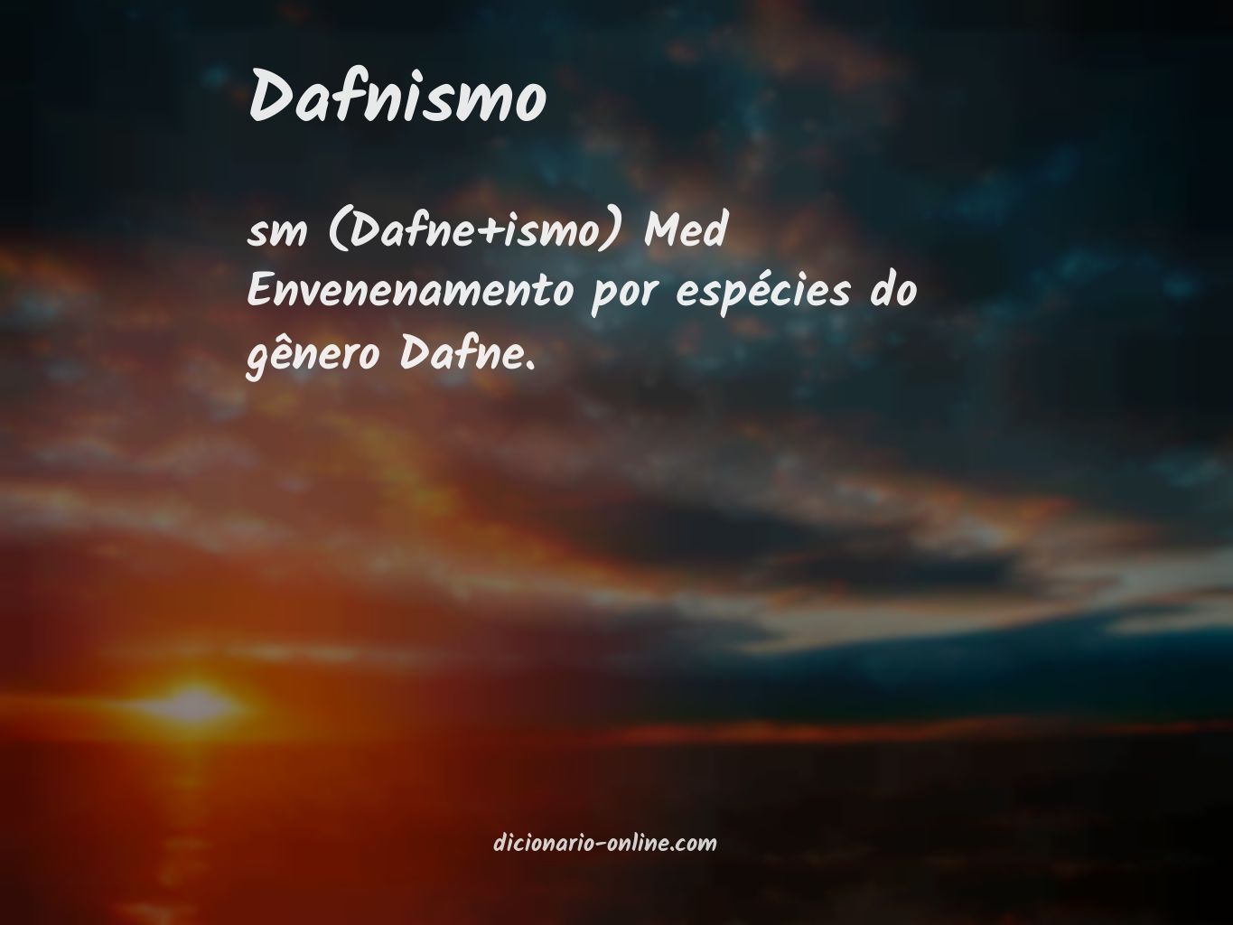 Significado de dafnismo