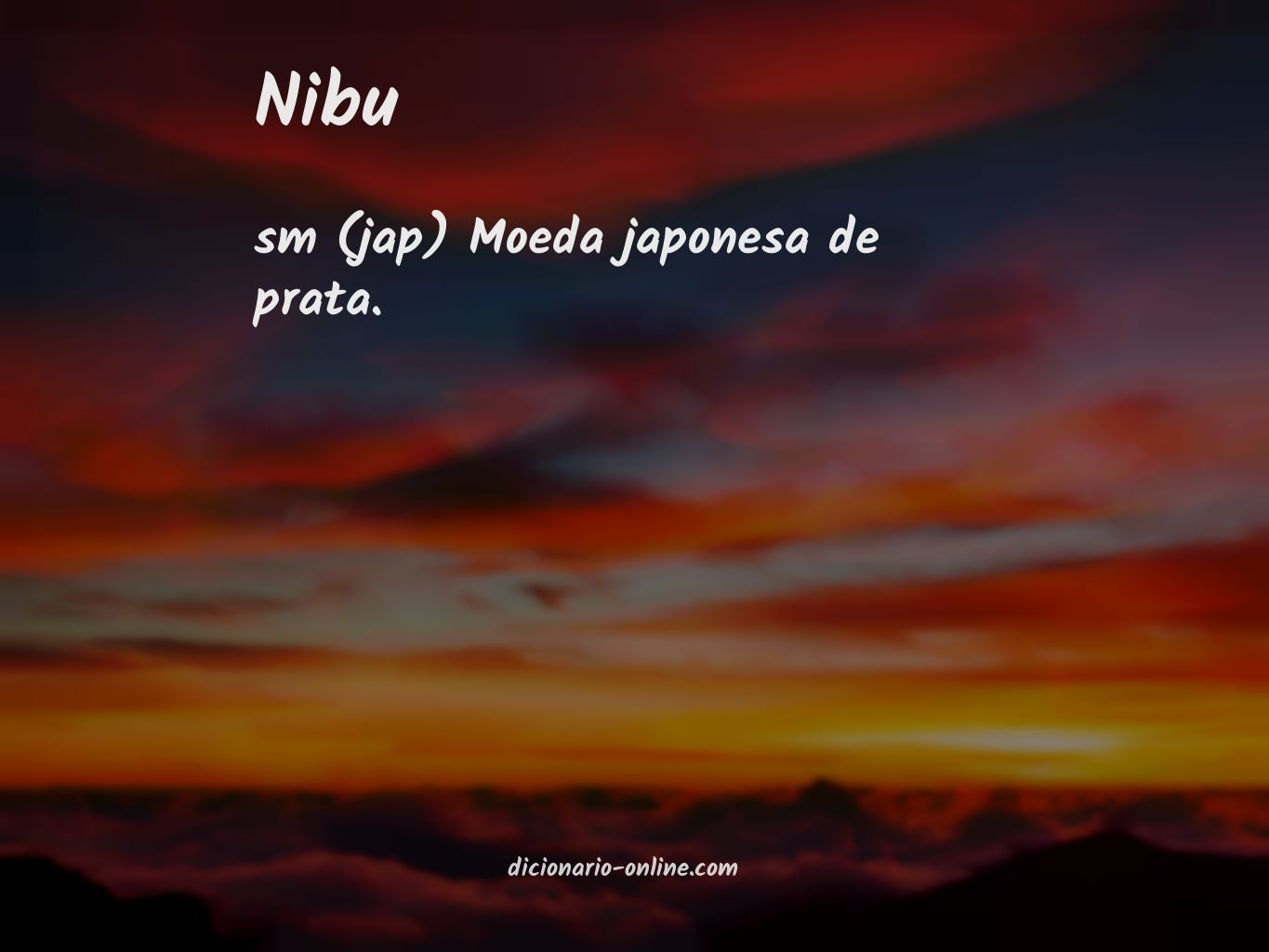 Significado de nibu