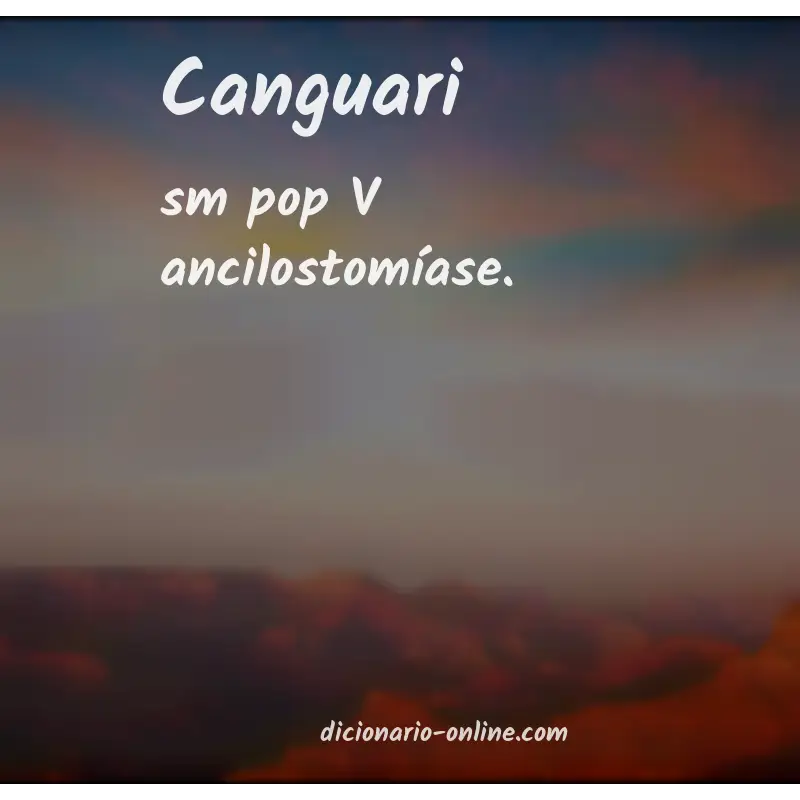 Significado de canguari